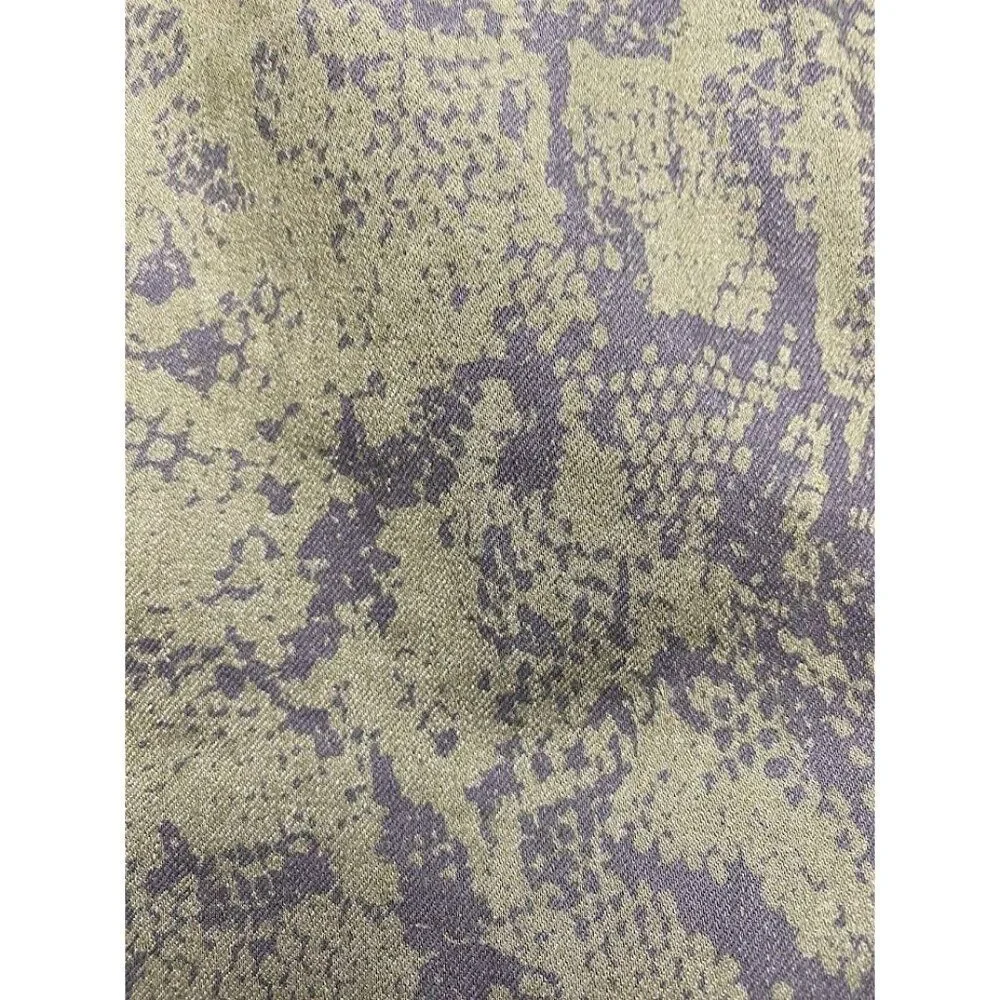 Calvin Klein Skinny Ankle Jeans Women's 24‎ XS Green Green Python-Print Stretch